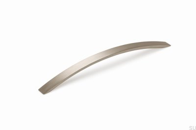 Arko 192 Aluminium Borstad Silver Avlångt Möbelhandtag
