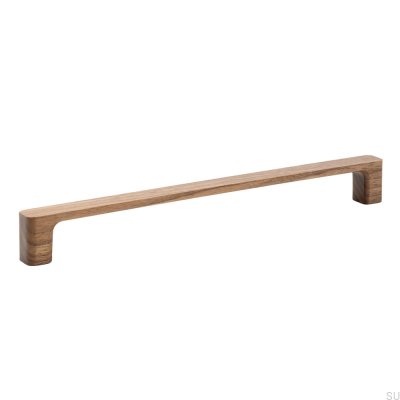 Avlångt möbelhandtag Sans 224 Wooden Walnut