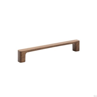 Avlångt möbelhandtag Sans 160 Wooden Walnut