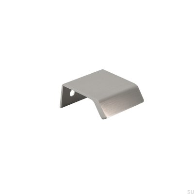Sida 40 Aluminium Silver Möbelhandtag i borstad kant