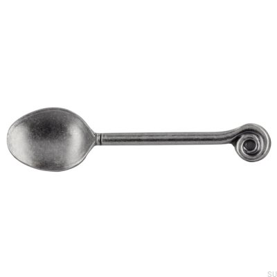 Avlångt möbelhandtag 1052 64 Sked Antik Silver