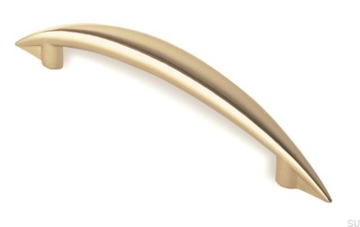 Avlångt möbelhandtag 809 96 Polerat guld
