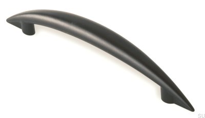 Avlångt möbelhandtag 809 96 Metall Svart Matt