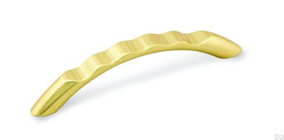 Avlångt möbelhandtag 1246 96 Guldpolerad