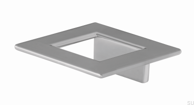 Fyrkantigt möbelhandtag 2057 Silver Matt