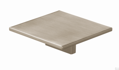Fyrkantigt möbelhandtag 2053 Borstad Nickel