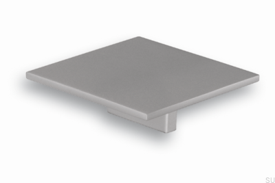 Fyrkantigt möbelhandtag 2053 Silver Matt