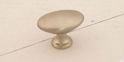 Möbelknopp 1855 Borstad Nickel