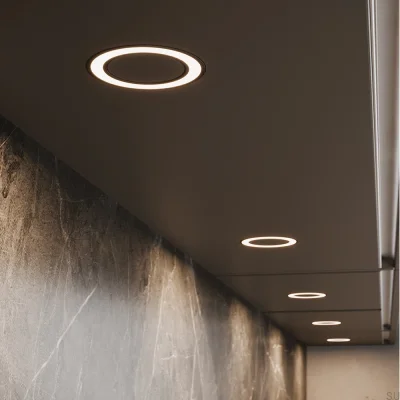 LED spotlight med lock Holl D-M Svart Matt