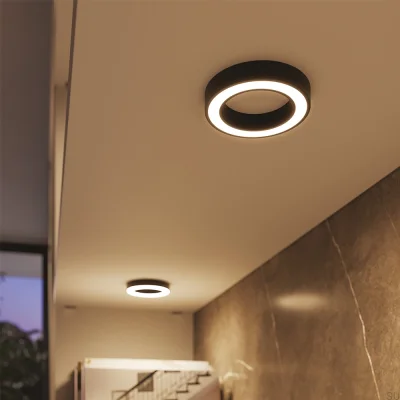 LED spotlight Holl D-M Yta Borstad Stål