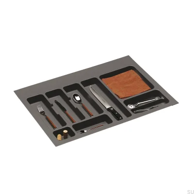 Bestickbricka Klassisk 800 mm Mörkgrå
