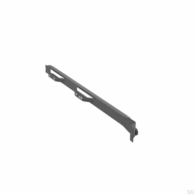 Kulmöbelskjut 500/19 Höger 224/256 mm Mörkgrå
