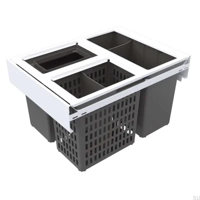 Hide 600 Eco White avfallssegregeringssystem