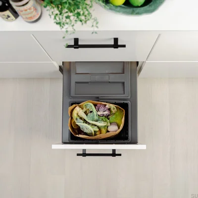 Cube Basic Low 400 sopsorteringssystem Mörkgrå