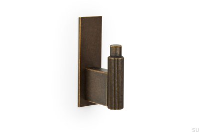 Vägghängare med dyna Arpa Plate Aluminium Rustik Guld Eco