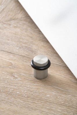Golvstopp för dörrar Graf Aluminium Silver Borstad