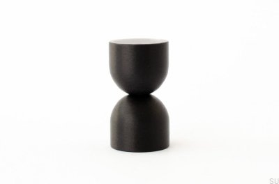Kokeshi 1832 Aluminium Svart möbelknopp