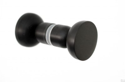 Dubbelsidig Kokeshi dörrknopp 3032 aluminium svart