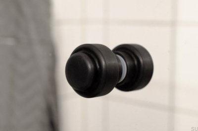 Dörrknopp Dubbelsidig Hip 30 Svart Aluminium