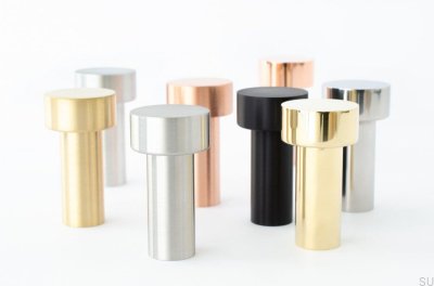 Dot 74 Aluminium Svart Vägghängare