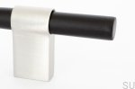 HA63RB/AS--Uchwyt-meblowy-podłużny-Line-Big-Mix-224-Aluminiowy-Czarny-ze-Szczotkowaną-Stalą-BB-Sweden-Skandynawskie-Uchwyty_1