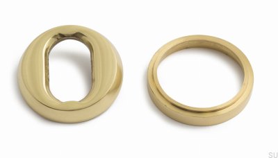 Universell cylindrisk ring mässing polerad skandinavisk standard