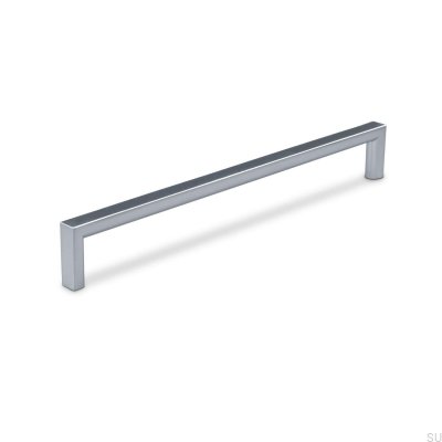Avlångt möbelhandtag Calabro 192 Silver