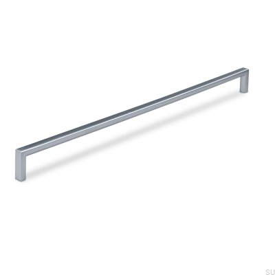 Avlångt möbelhandtag Calabro 320 Silver