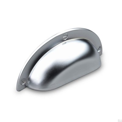 Conti 64 silver skal möbelhandtag