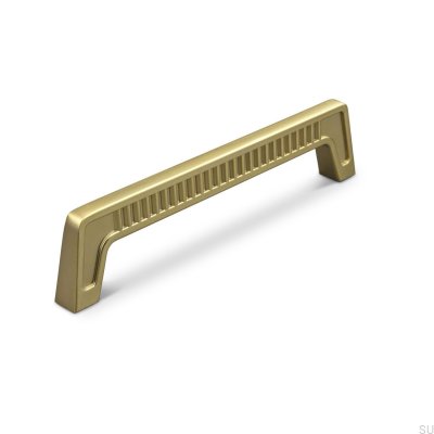 Avlångt möbelhandtag Ferrara 160 Brushed Gold