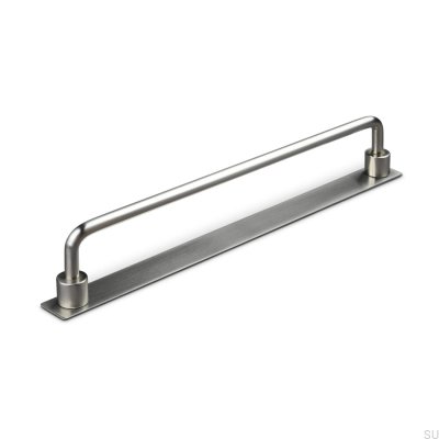 Limone 224 borstat silver avlångt möbelhandtag