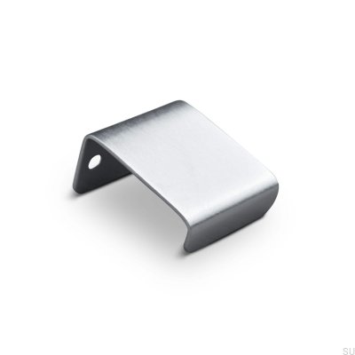 Moie 30 kant möbelhandtag, borstad silver