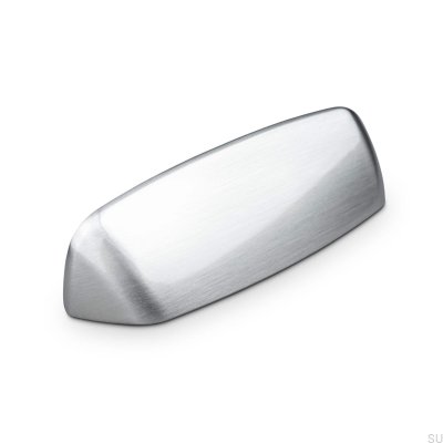 Pescara 64 Silver Borstad Shell Möbelhandtag