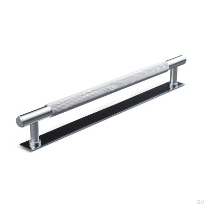Salo 224 silver avlångt möbelhandtag