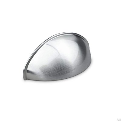 Tolfa 64 möbelhandtag i borstat silver