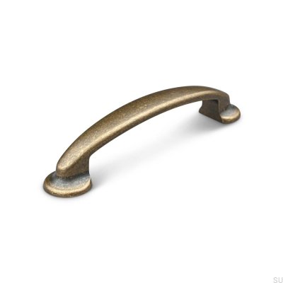 Vittoria 96 avlångt möbelhandtag, oxiderad metall