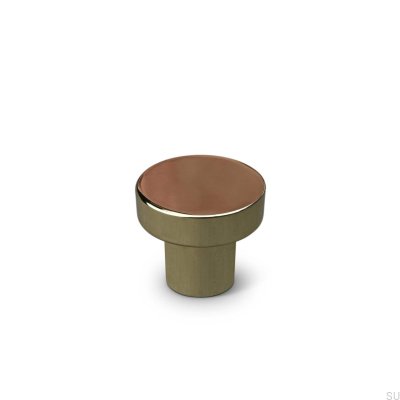 Agno 28 guld möbelknopp