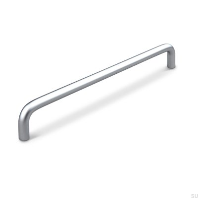Barga 224 silver längsgående möbelhandtag