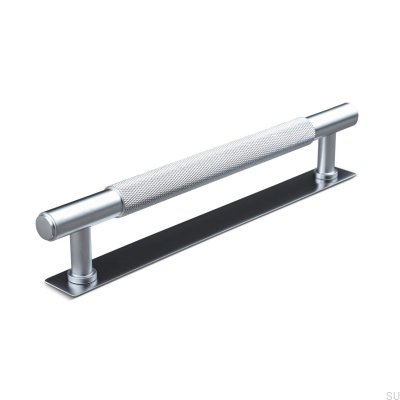 Salo 160 silver avlångt möbelhandtag