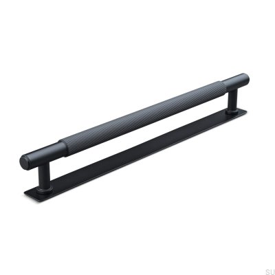Salo Stripe 224 avlångt möbelhandtag, metall, mattsvart