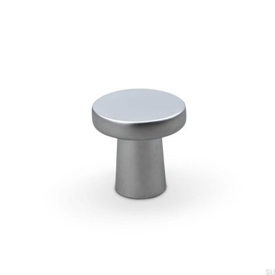 Garda 25 silver möbelknopp