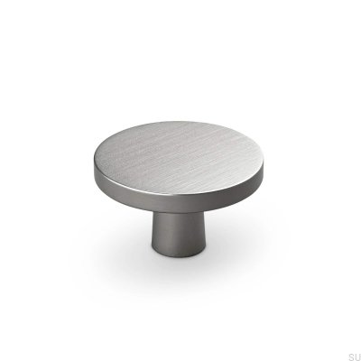 Garda 42 möbelknopp i borstat silver