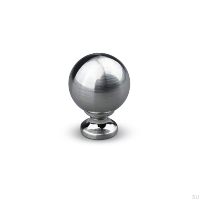 Labaro 30 möbelknopp i borstat silver