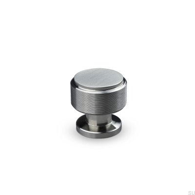 Lonato Stripe 30 möbelknopp i borstat silver