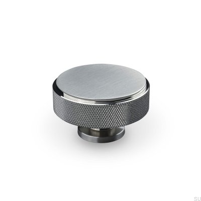 Lonato 50 möbelknopp i borstat silver