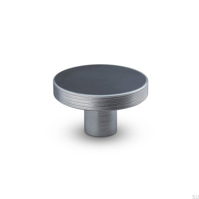 Monza Stripe 42 Silver möbelknopp