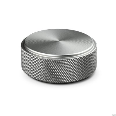Rimini 50 möbelknopp i borstat silver