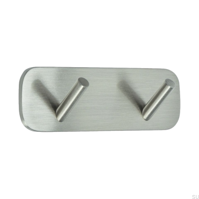 Vägghängare Solid 2 Borstat silver