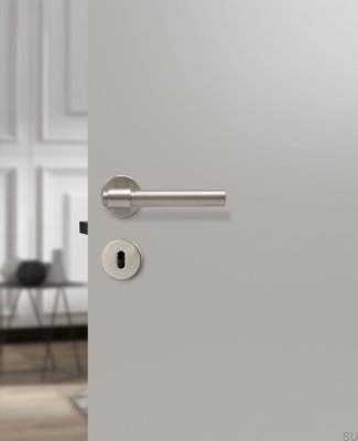 Helix 200 Plain Metal Silver dörrhandtag