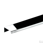 Zdjęcie produktowe uchwytu slim 25 srebrnego chrom polerowany
